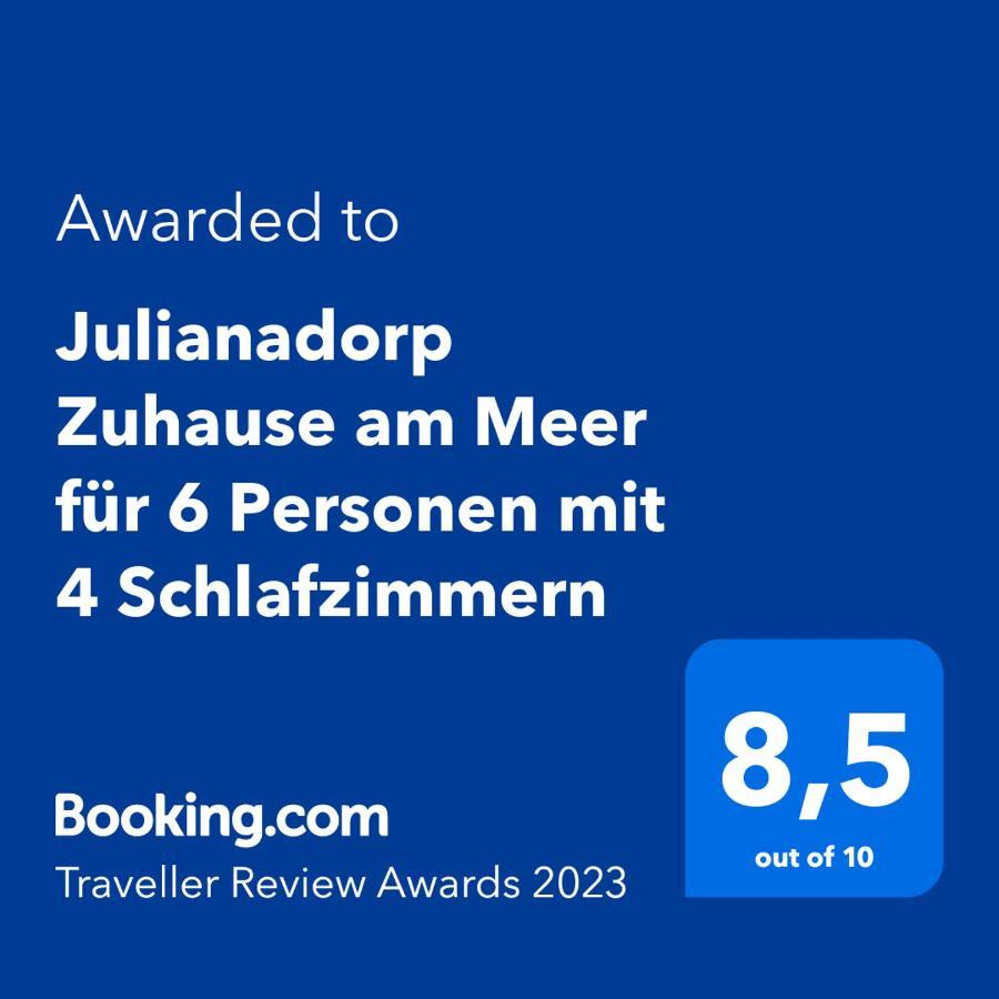 Julianadorp Zuhause Am Meer Fuer 6 Personen Mit 4 Schlafzimmern Ngoại thất bức ảnh
